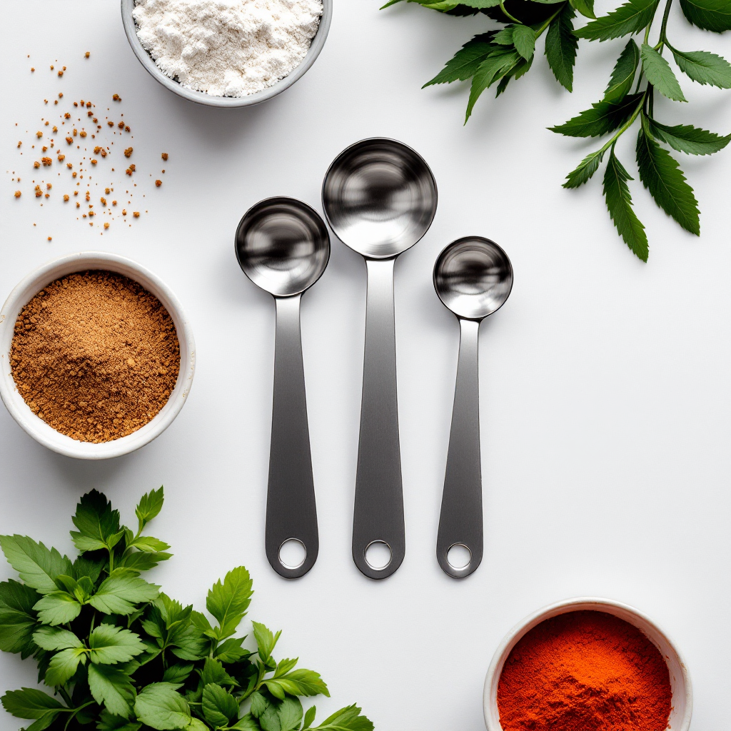 Stainless Steel Magnetic Measuring Spoons Set