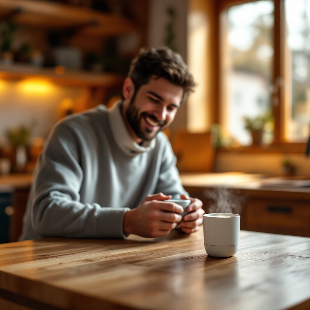 Self-Heating Smart Mug with Temperature Control