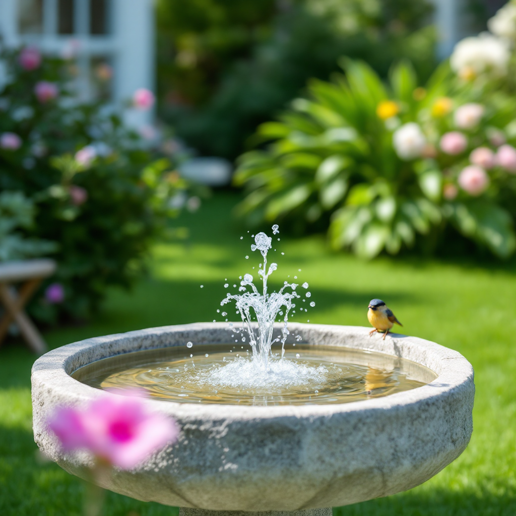 Solar Powered Water Fountain Pump